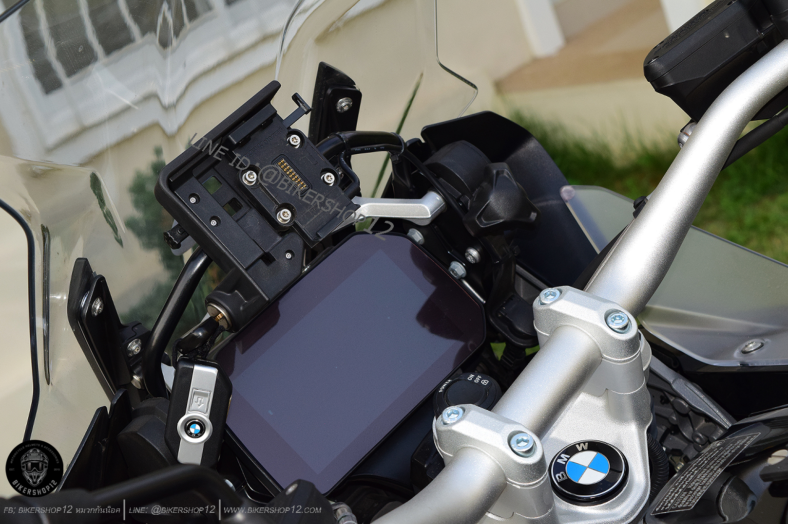 ที่วางโทรศัพท์ หรือ ที่ยึดมือถือ (พร้อมช่อง USB) สำหรับ R1300-1250-1200GS-GSA