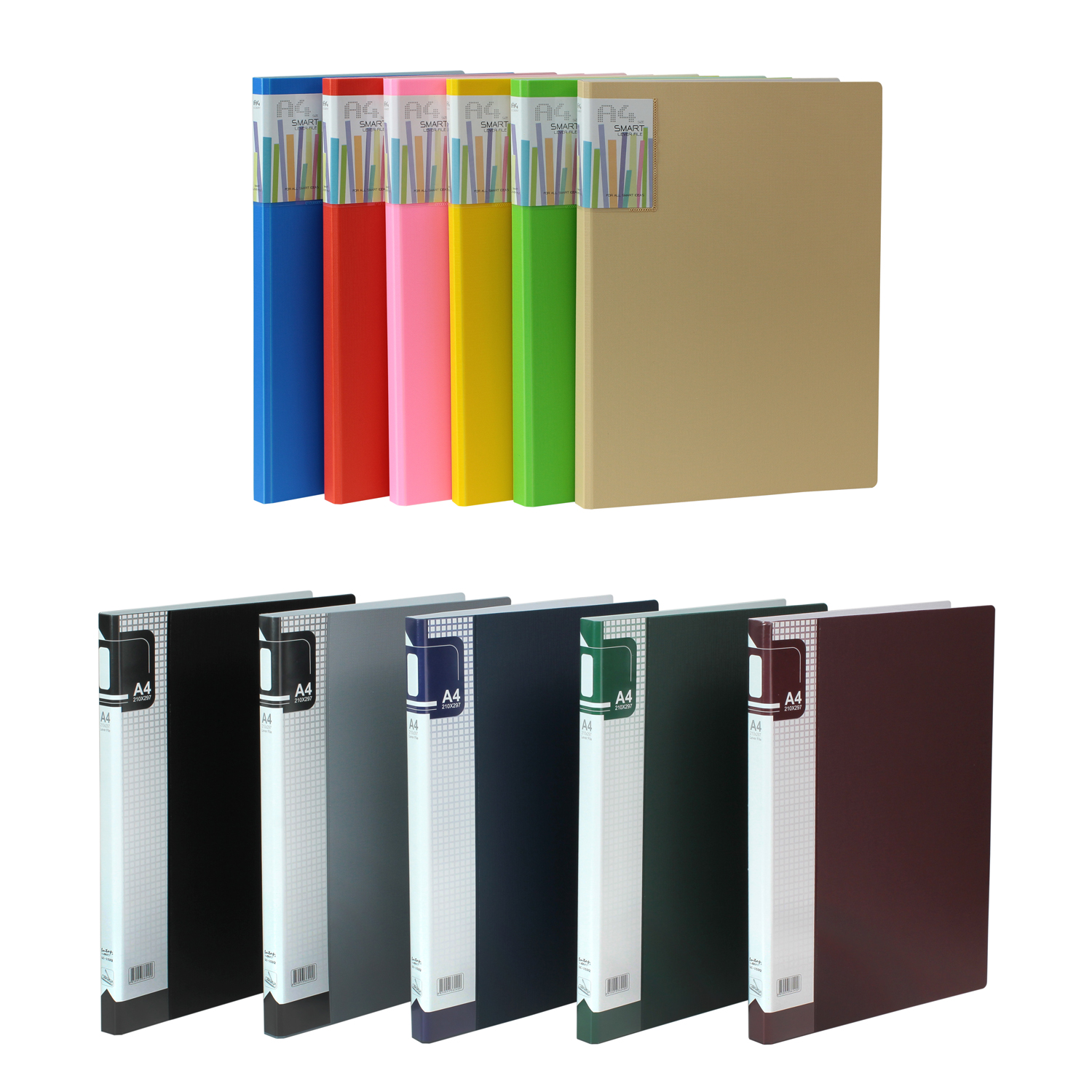 แฟ้มหนีบ A4 พีพีโฟม Smart Lever File