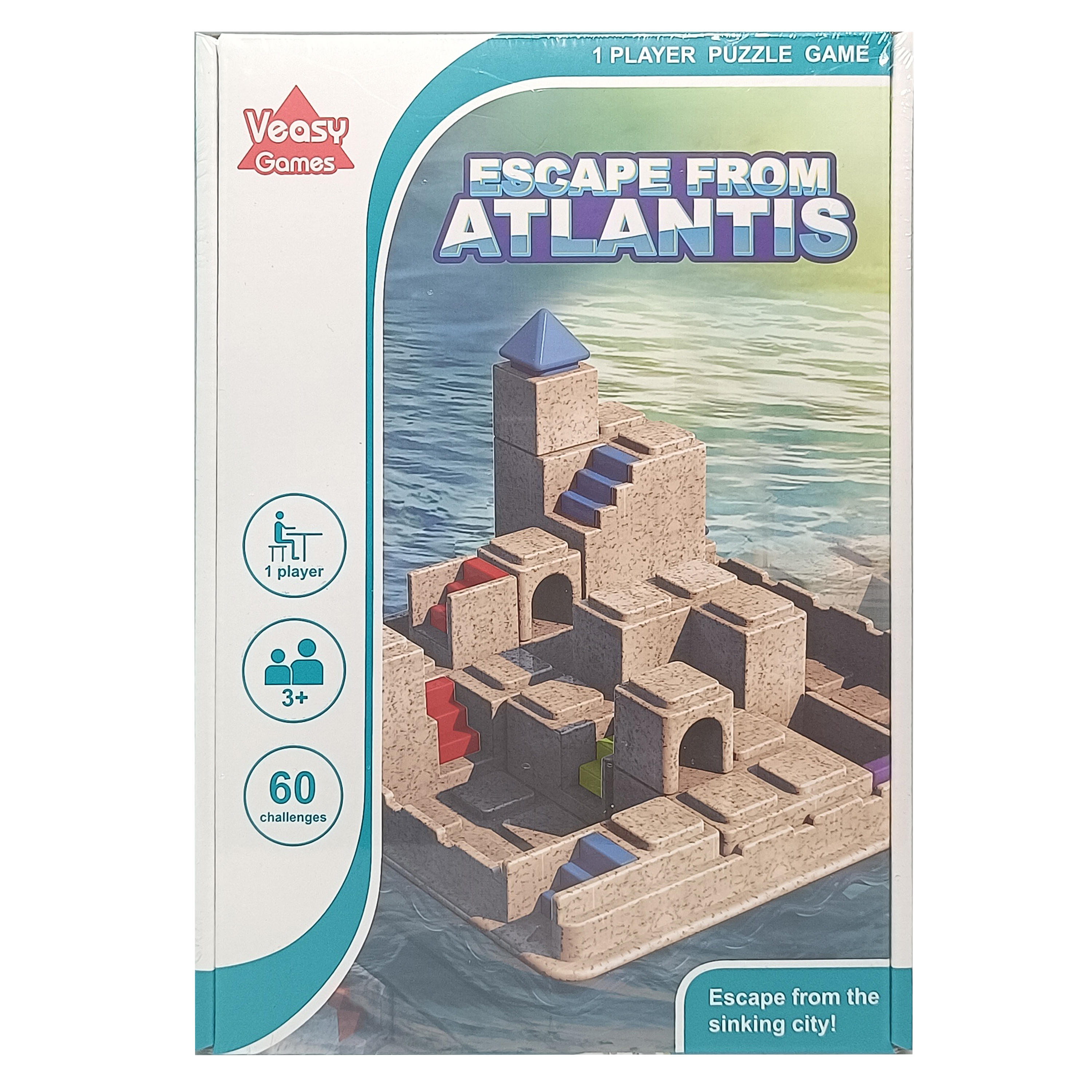 Game Puzzle Escape from Atlantis Creative Pattern Logic Brain Education Toy เกมหลบหนีจากแอตแลนติส เกมปริศนา ฝึกความคิด พัฒนาIQ สมาธิ