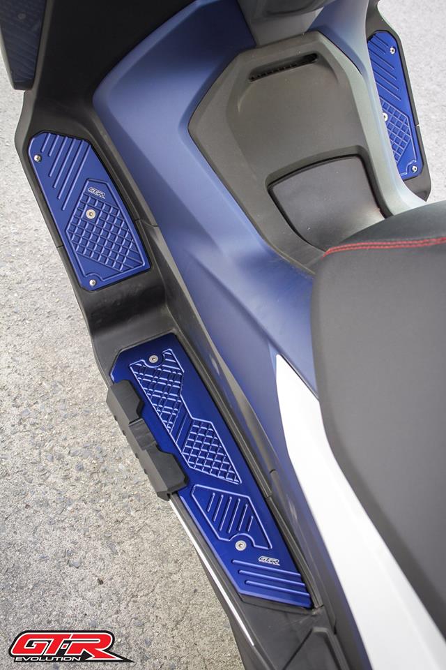 แผ่นรองพื้น (มีเนียม CNC) GTRS FORZA-350/300 ปี2018-25- แดง- ทอง- เทา- ดำ - เขียว- น้ำเงิน - ม่วง - ชมพู ราคา 2,600 บาท/ชุด