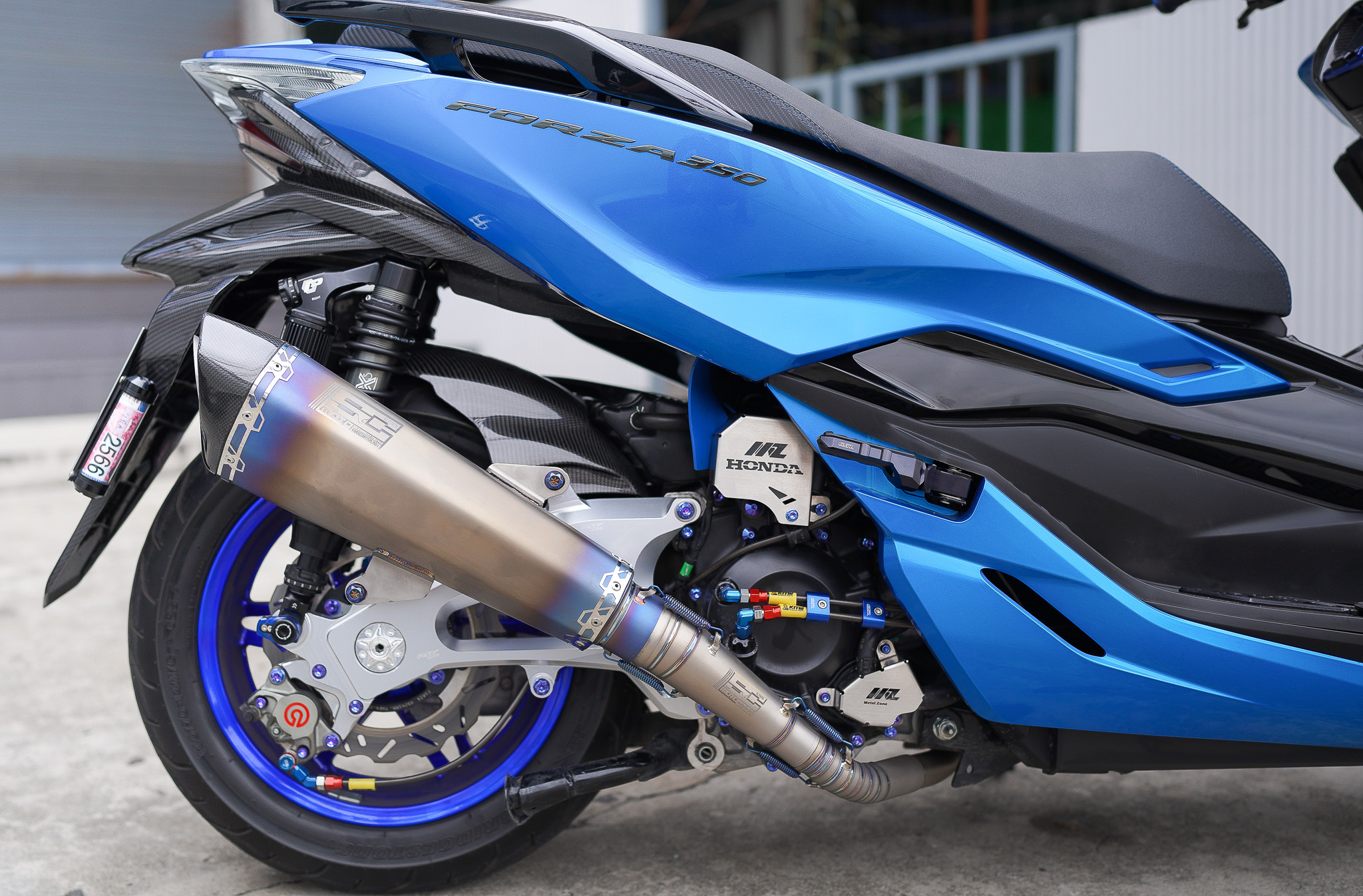 ท่อ Sc moto ไทเทเนียม FORZA 350 ราคา22500