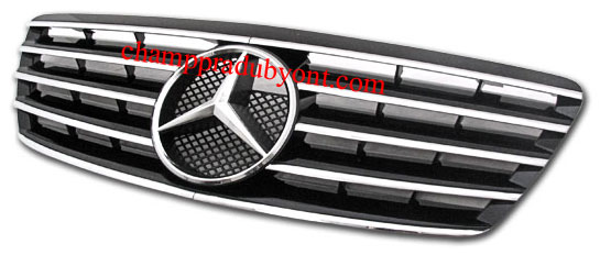 กระจังหน้า BENZ S-CLASS W220 02-05 ดำ ทรง CL โลโก้ใหญ่