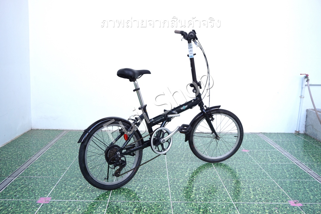 จักรยานพับได้ญี่ปุ่น - ล้อ 20 นิ้ว - มีเกียร์ - อลูมิเนียม - Mini Cooper - สีเขียว [จักรยานมือสอง]
