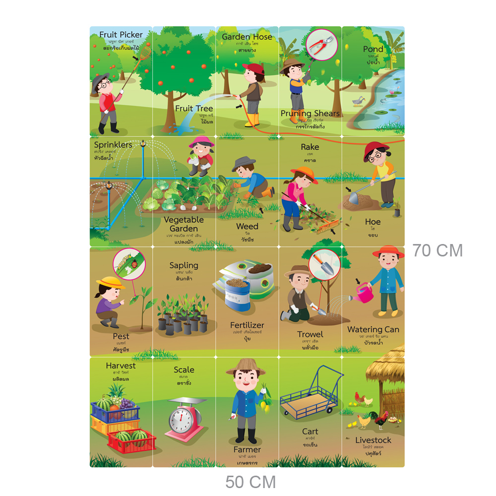 เกมต่อภาพ ชุดอาชีพในฝัน-เกษตรกร ET-553