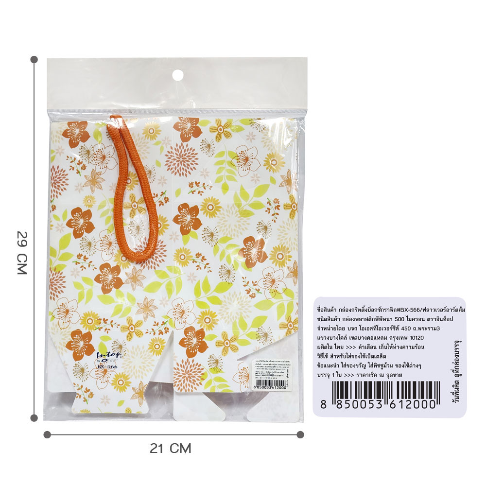 สคบ.กล่องใส่ของ กล่องของขวัญ Box and Bag ลายกราฟิก