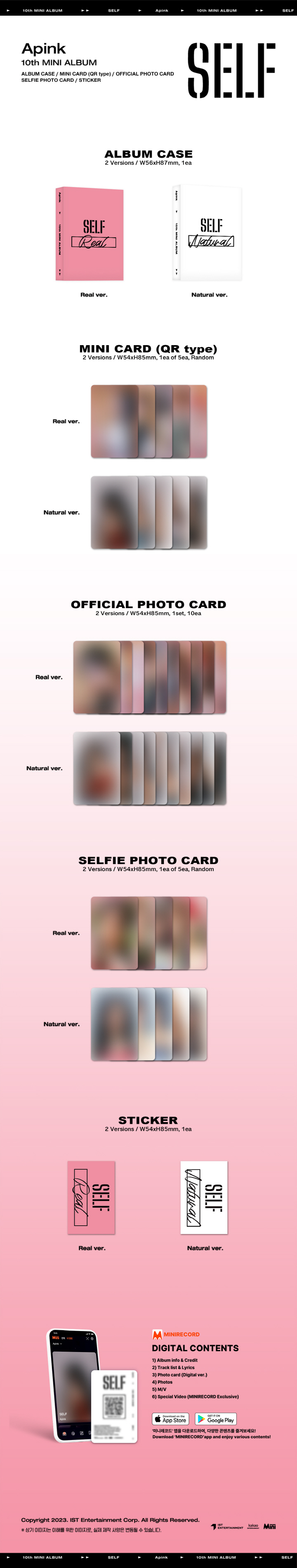 [PRE-ORDER] Apink - 10th Mini Album "SELF" (Platform ver.)
