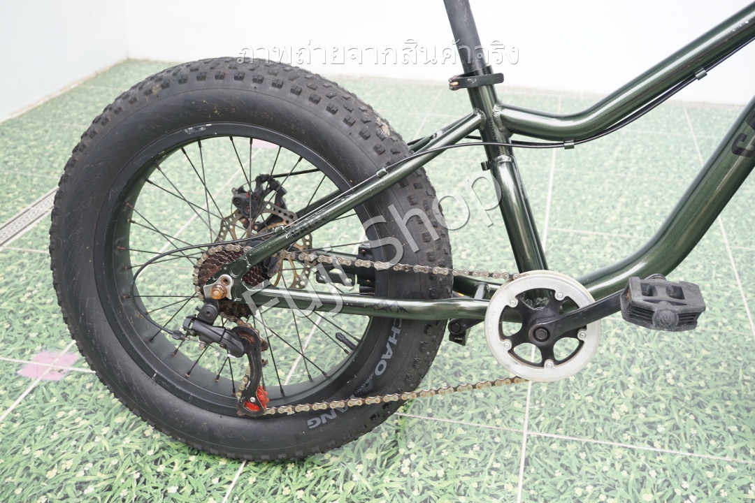 จักรยานญี่ปุ่น - ล้อ 20 นิ้ว - มีเกียร์ - อลูมิเนียม - Calle - สีเขียว [จักรยานมือสอง]