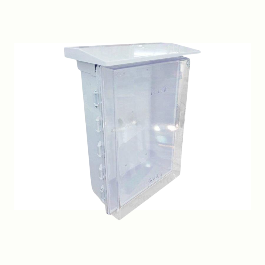 Nano ตู้กันพลาสติก นาโน รุ่น NANO-104CW ขนาด 390x541x201 มม. / ฝาหน้าใส Electrical Enclosure ตู้กันน้ำพลาสติก