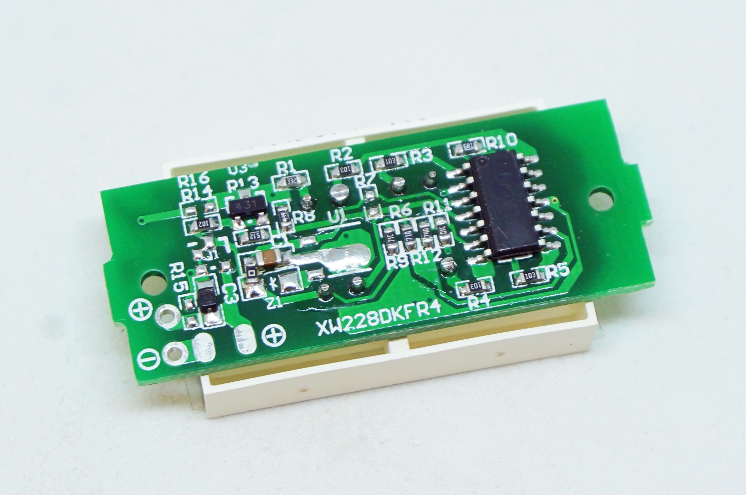 โมดูลวัดความจุแบตเตอรี่ ขนาด 2S 7.4V LED สีน้ำเงิน