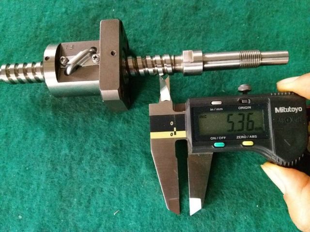 บอลสกรู NSK 14H1 แกนโต 12 มิล พิท 5 มิล ยาวทั้งตัว 17 ซม.