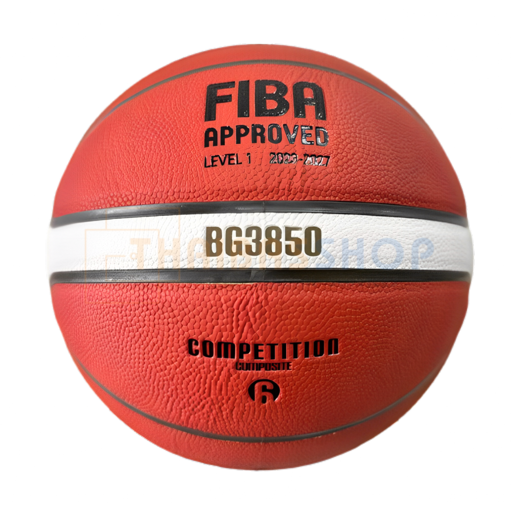 (ของแท้ 100%) บาสเกตบอล ลูกบาส Molten B6G3850 ลูกบาสเกตบอลหนังพียู(PU) เบอร์ 6 มีมอก. รุ่นใหม่