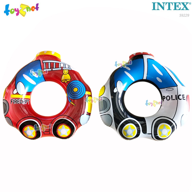 Intex Baby Taxi Ring Police Cars & Fire Trucks 22 in (56 cm.) No.59229