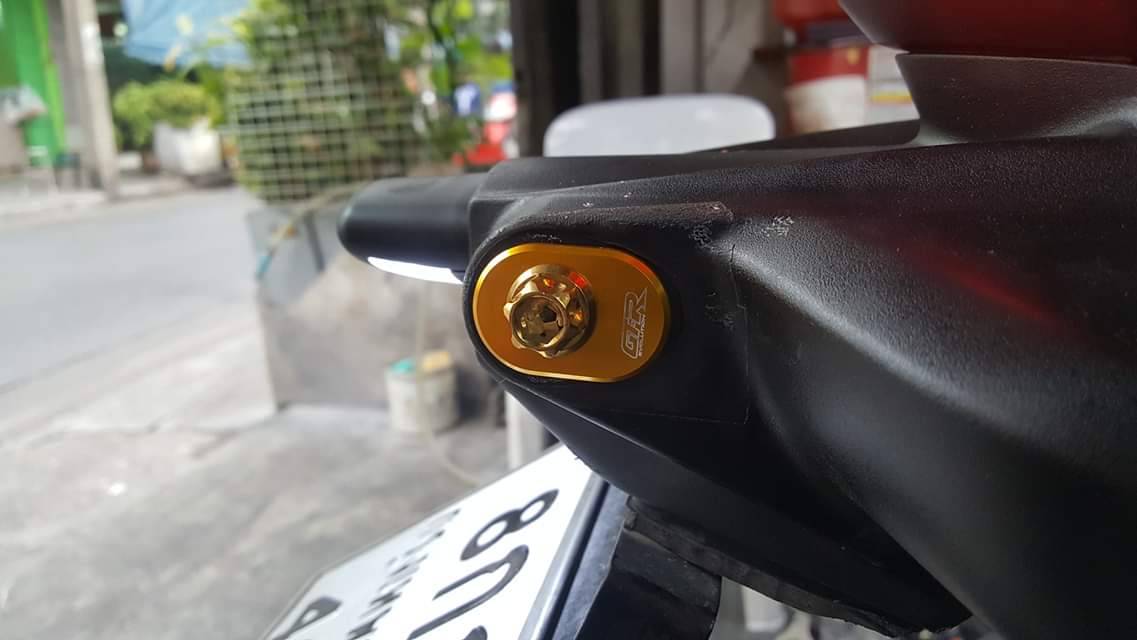 ฝาปิดรูไฟเลี้ยวหลัง CNC GTR AEROX155