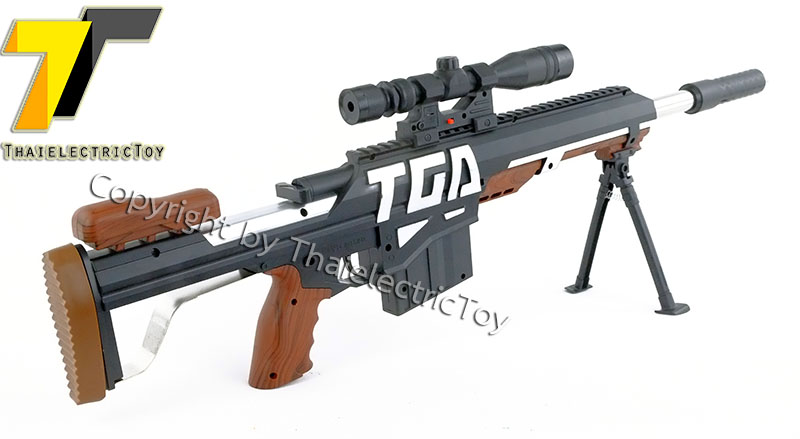 ปืนอัดลมพลาสติก TGA พลาสติก ยาว 78 ซม. หนัก 712 กรัม