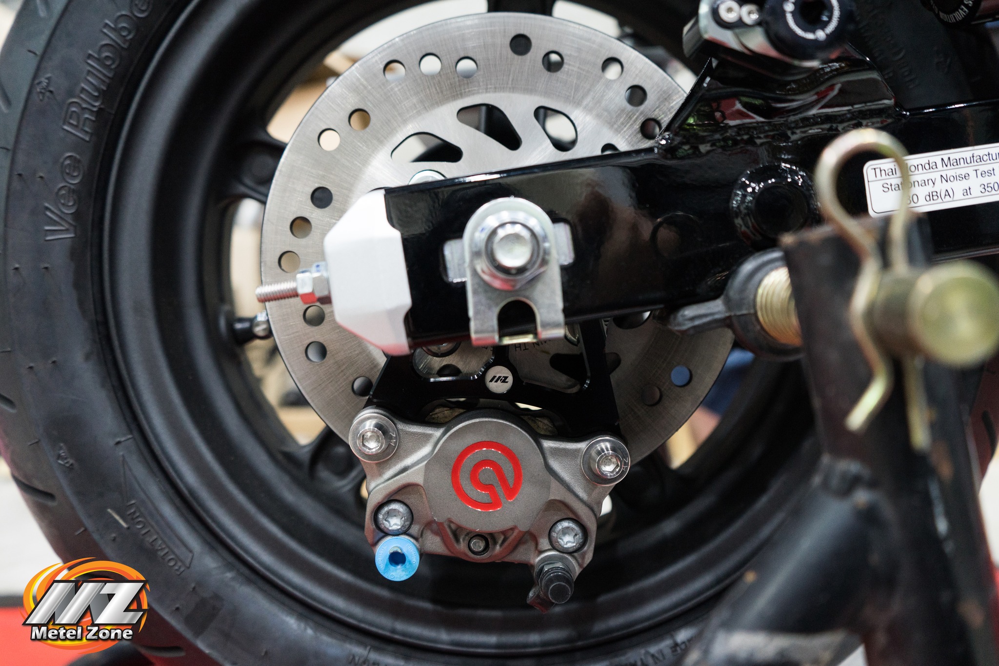 ขาจับปั้มหลังผีเสื้อ ปั้มBrembo ปักข้าง 2P METELZONE ST-125Dax ยึดล่าง