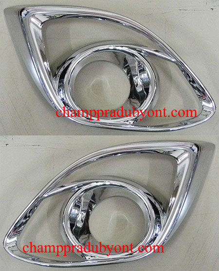 ครอบไฟตัดหมอกโครเมี่ยม MAZDA 2 10-14 5D (รุ่นไม่ TOP)