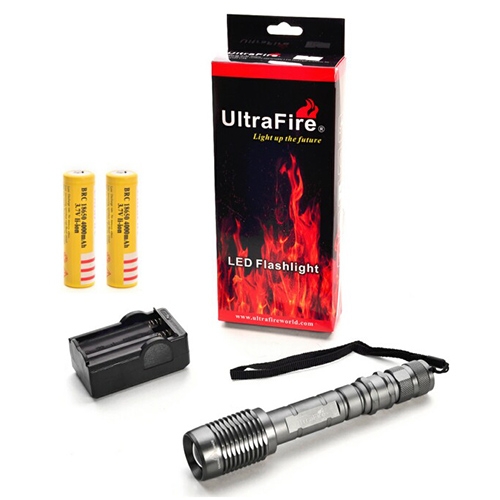 ไฟฉาย Ultrafire Z5 หลอด XM-L T6 1000Lumens 5โหมด (สีเทา)