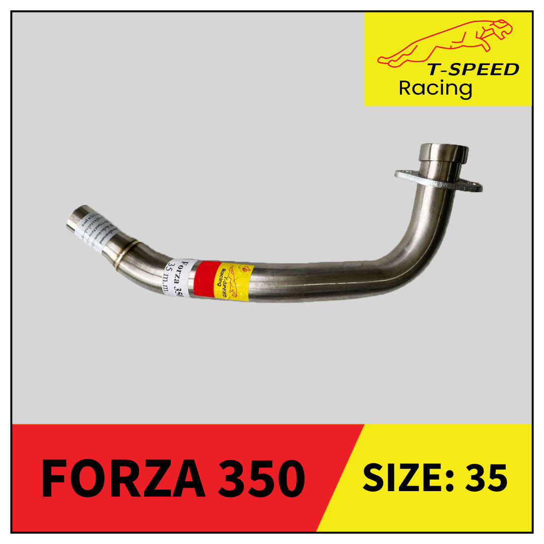 คอท่อ stainless Honda FORZA350 sizeใหม่ล่าสุด😆 Size 35 m.m. ราคา 850 บาท