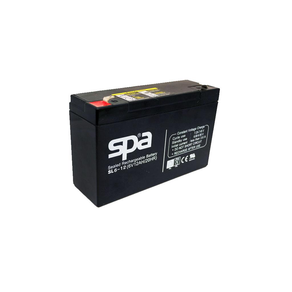 SPA แบตเตอรี่สำรองไฟ 6V 12Ah