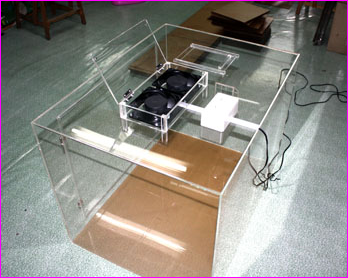 ตู้ให้อ็อกซิเจนขนาดใหญ่ รุ่น C /ติดพัดลม ดูดอากาศ