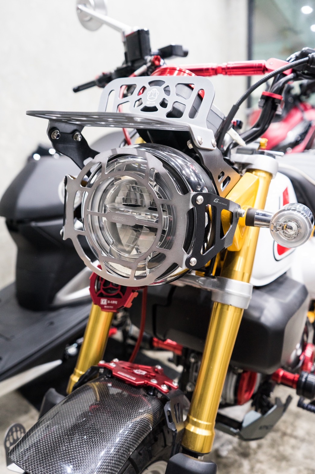 การ์ดไฟหน้า 2D GTRS ST-125 DAX MONKEY 125 CT-125 มี2สี เงิน-ดำ ราคา1750