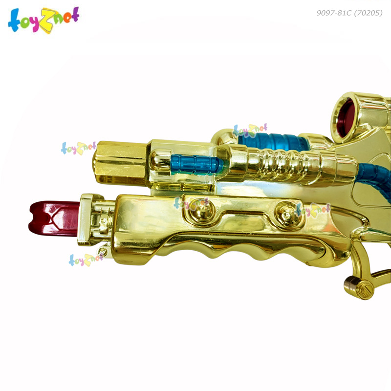 Toyznet Alien Gun 7 Sounds Gold Color No.9097-81C (WB)