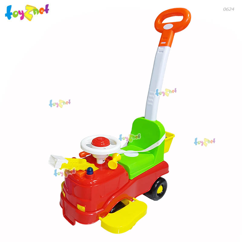 Toyznet ส่งฟรี รถหัดเดินลายรถดับเพลิง 40 x 55 x 80 ซม. รุ่น 0624