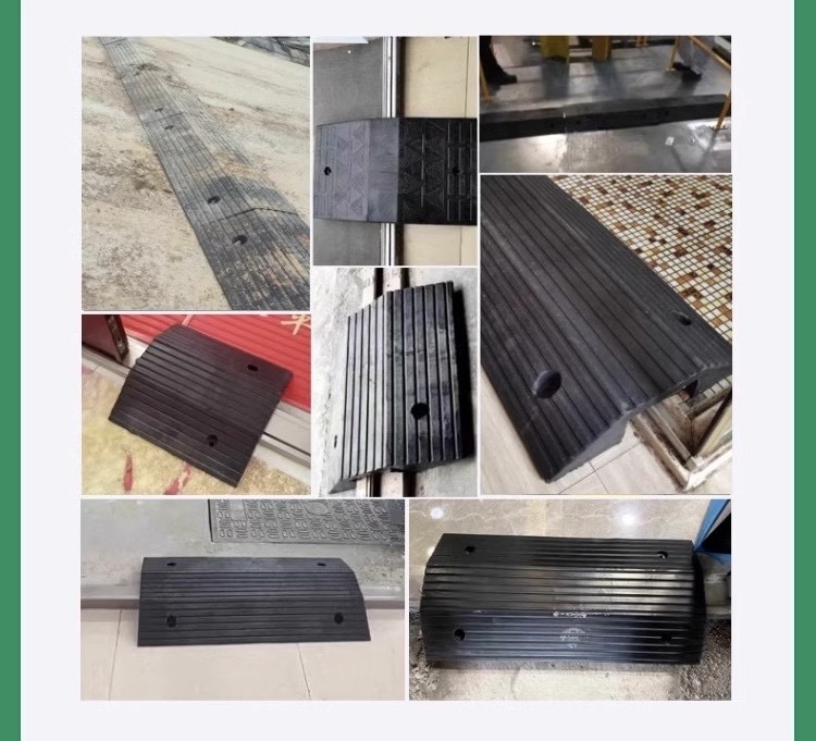 ทางลาดยางครอบท่อ ครอบสายไฟ ข้ามธรณีประตู สูง 10ซม. กว้าง 50ซม. ยาว 80 ซม.(ด้าน) นน.14kg.ขนาดช่อง 12x8cm รับนน.สูงสุด1ตัน.- Rubber Wire Cover Ramp 10x50x80 cm 7 kg สำเนา