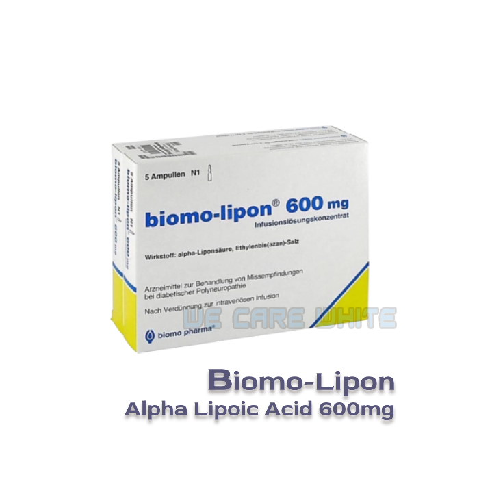 Biomo Lipon - Alpha Lipoic Acid 600 mg (24ml x 10ขวด / กล่อง)