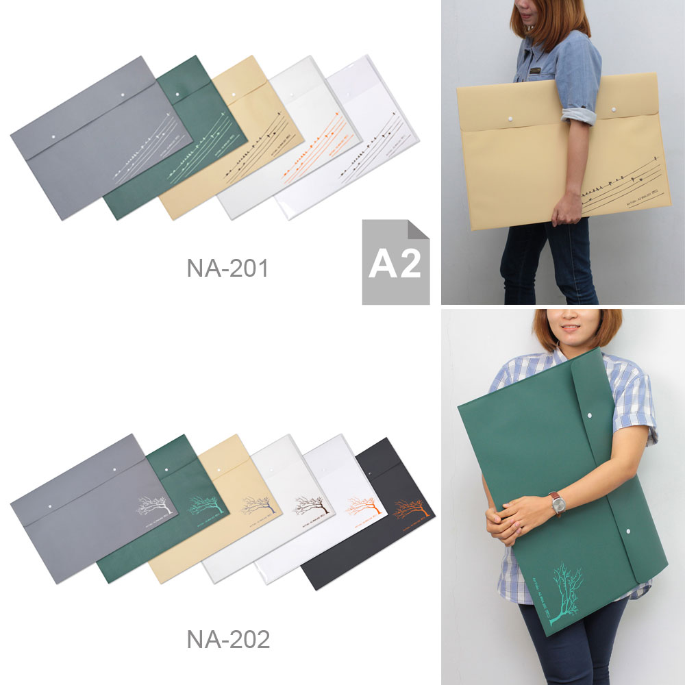 ซองกระดุม A2 แนวนอน อาร์ตโฟลิโอ NA-201 NA-202