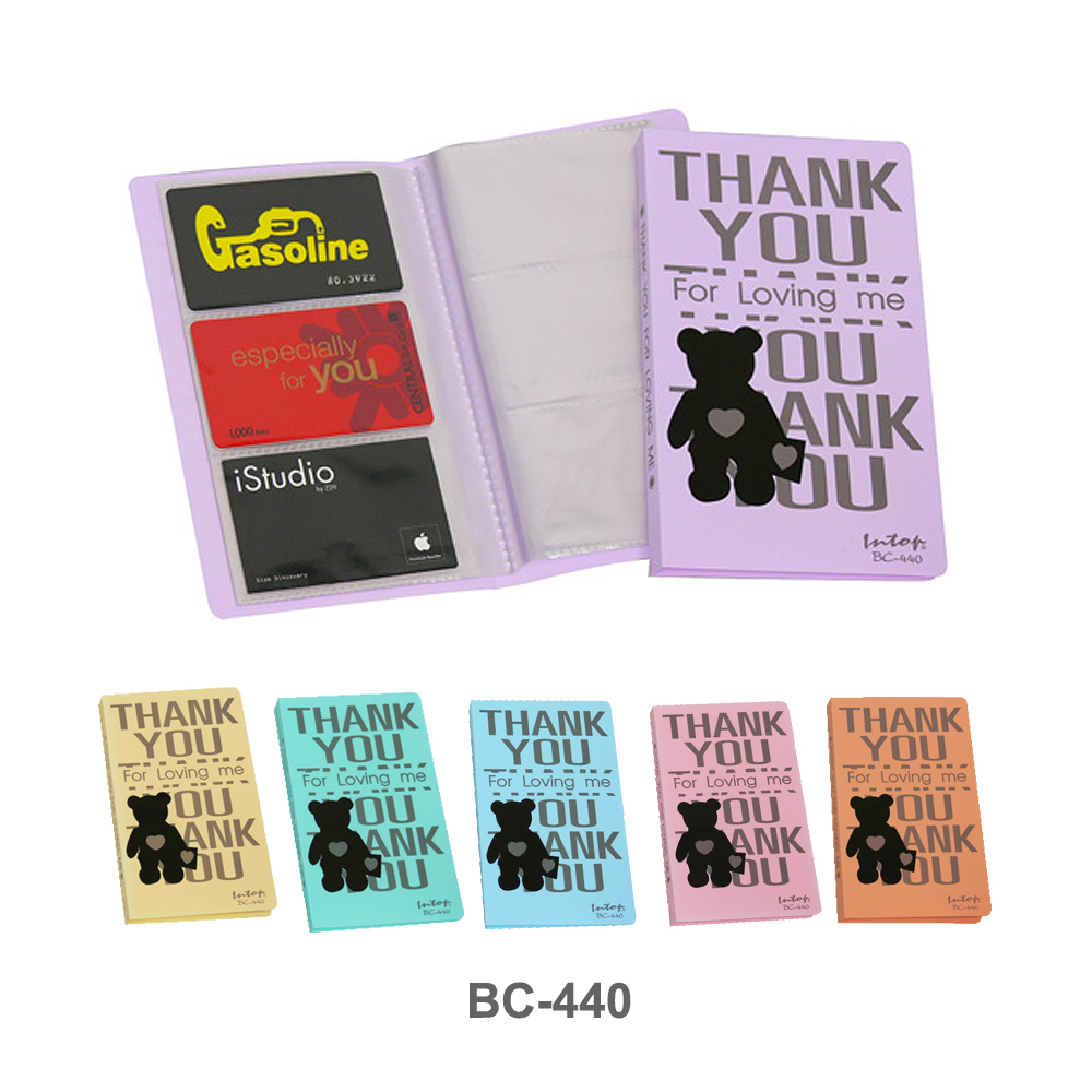 สมุดใส่การ์ด 60 ช่อง ลาย Love