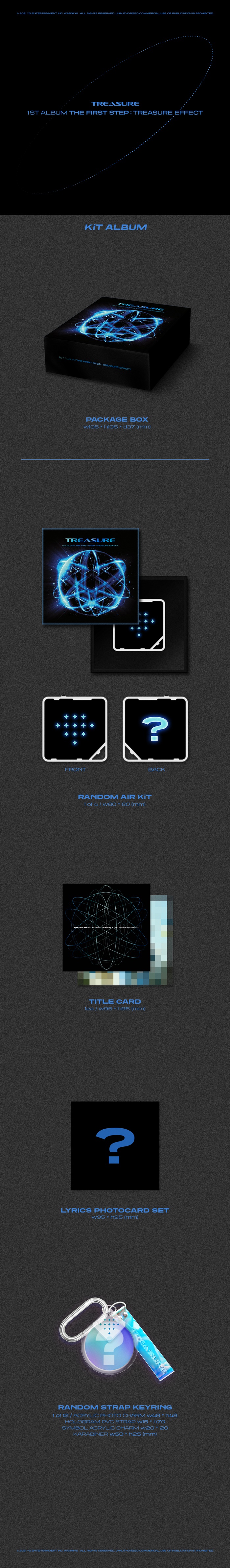 [PRE-ORDER] TREASURE - 1st Album "THE FIRST STEP : TREASURE EFFECT" (Kihno KiT)