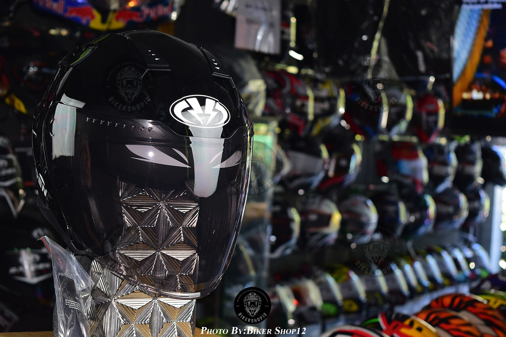 หมวกกันน็อค RAIDEN รุ่น DEFENCE OPEN FACE สีพื้น