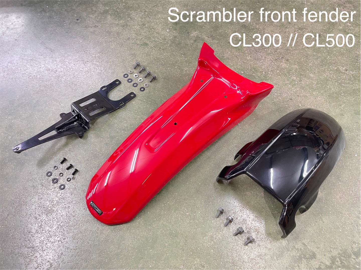 CL300 // CL500 บังโคลนหน้าทรงสแคมเบิ้ล 3150฿