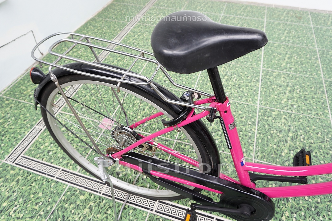 จักรยานแม่บ้านญี่ปุ่น - ล้อ 26 นิ้ว - ไม่มีเกียร์ - Fromage - สีชมพู [จักรยานมือสอง]