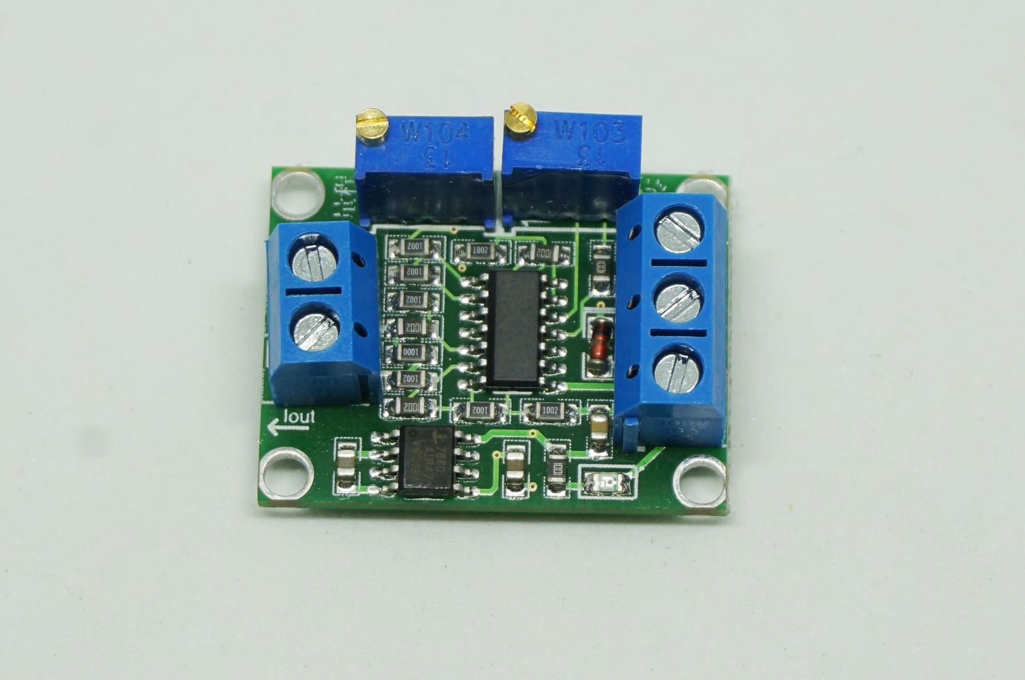 4-20mA to 0-5V Current to Voltage Converter