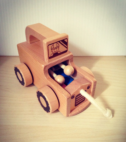 ของเล่นไม้ รถไม้