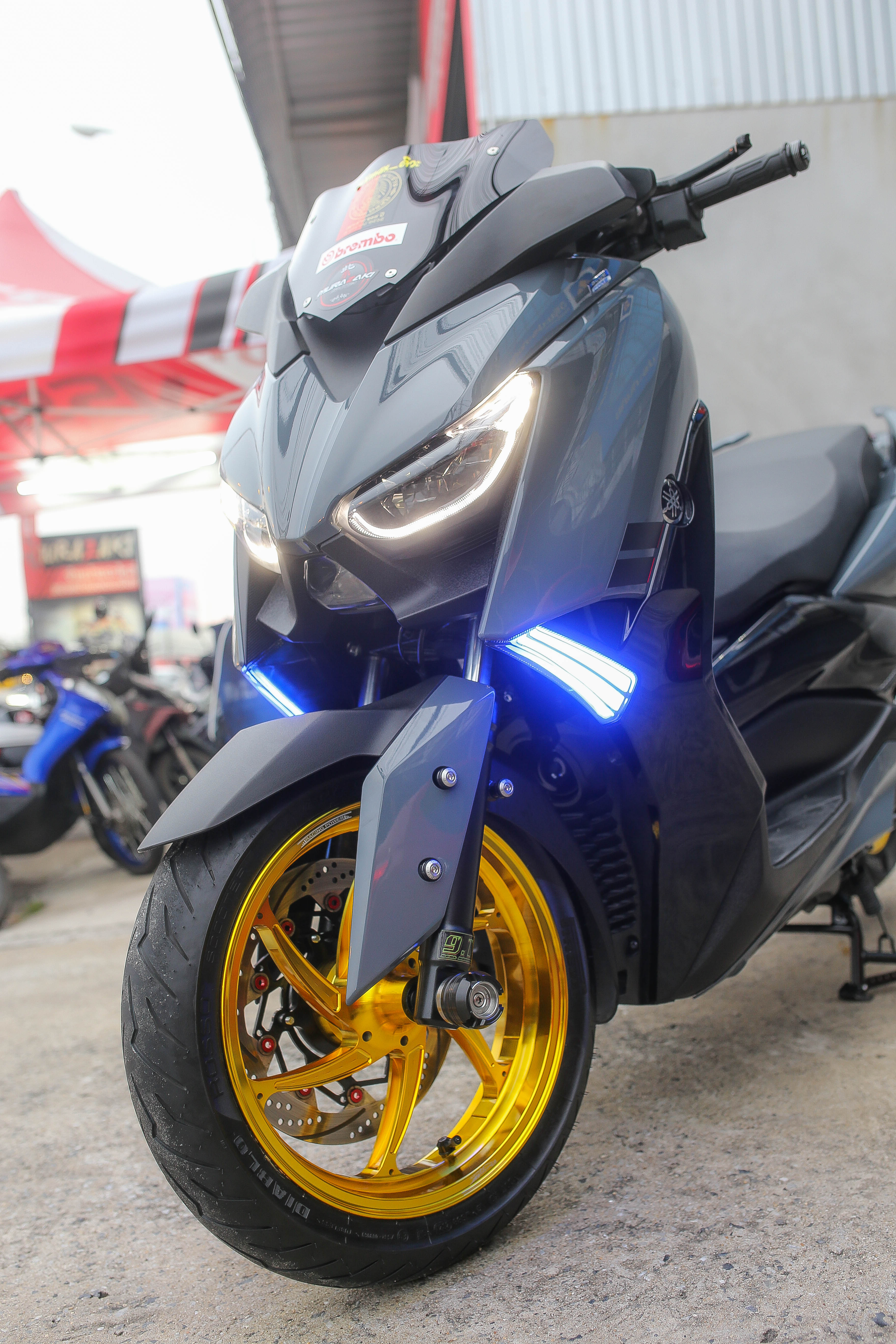 ล้อแม็กXmax Racingpower น้ำหนักเบา แข็งแรง มีประกันสินค้า มีสีทอง แดง น้ำเงิน ดำ ม่วง เขียว