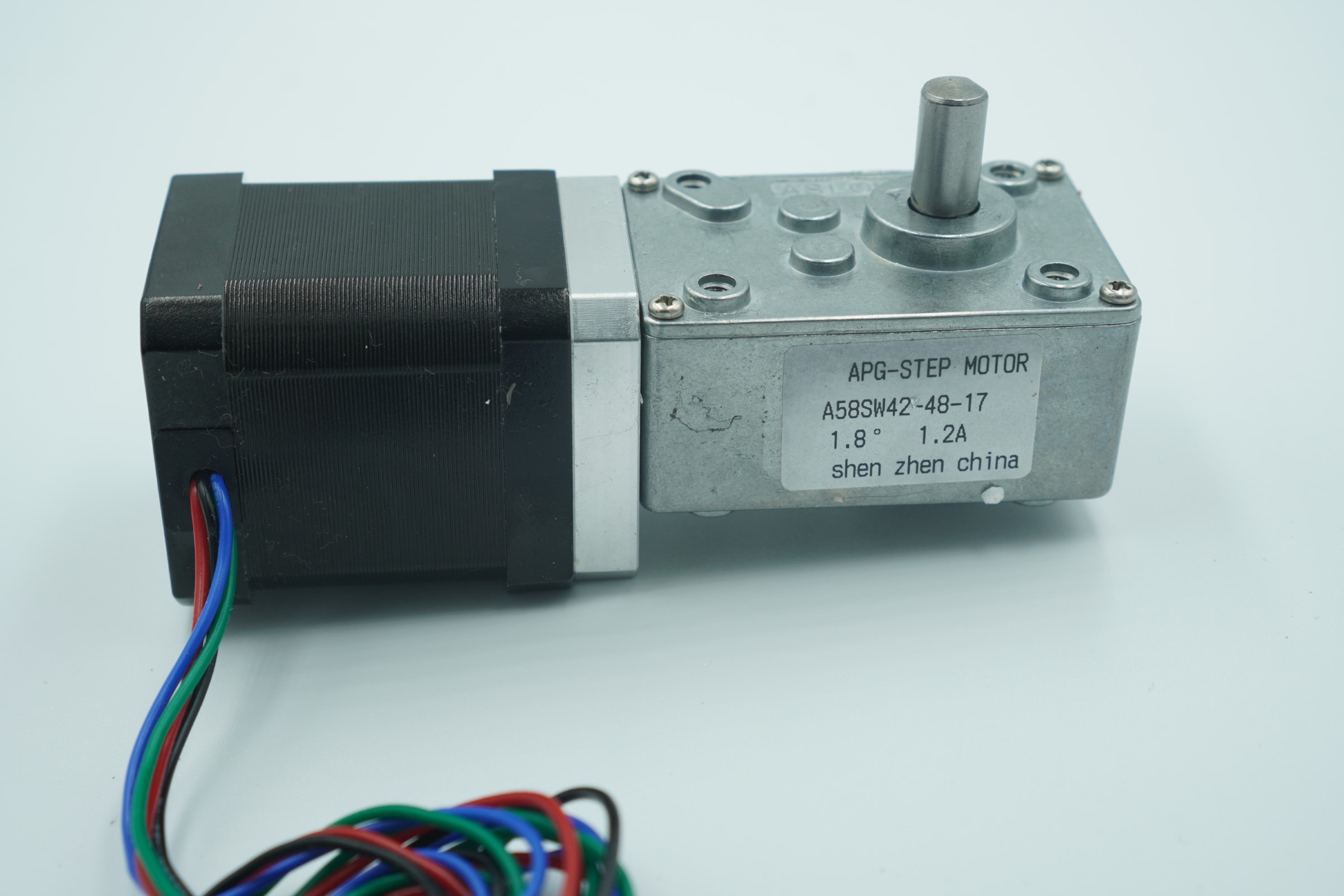 NEMA17 with worm gear (แกนเดียว)