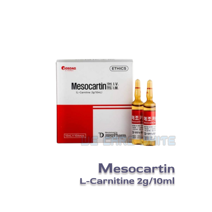 Mesocartin - L-Carnitne 2g จากเกาหลี (10ml x 10ขวด / กล่อง)