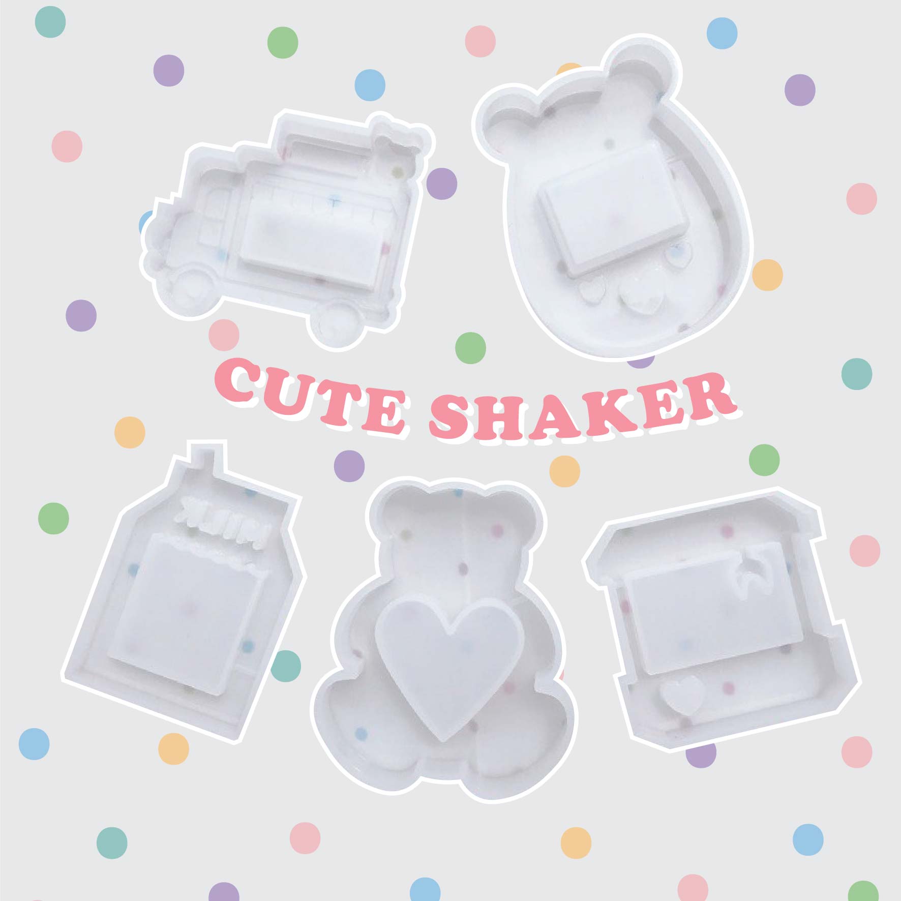 แม่พิมพ์เรซิ่น | CUTE SHAKER (5 types)