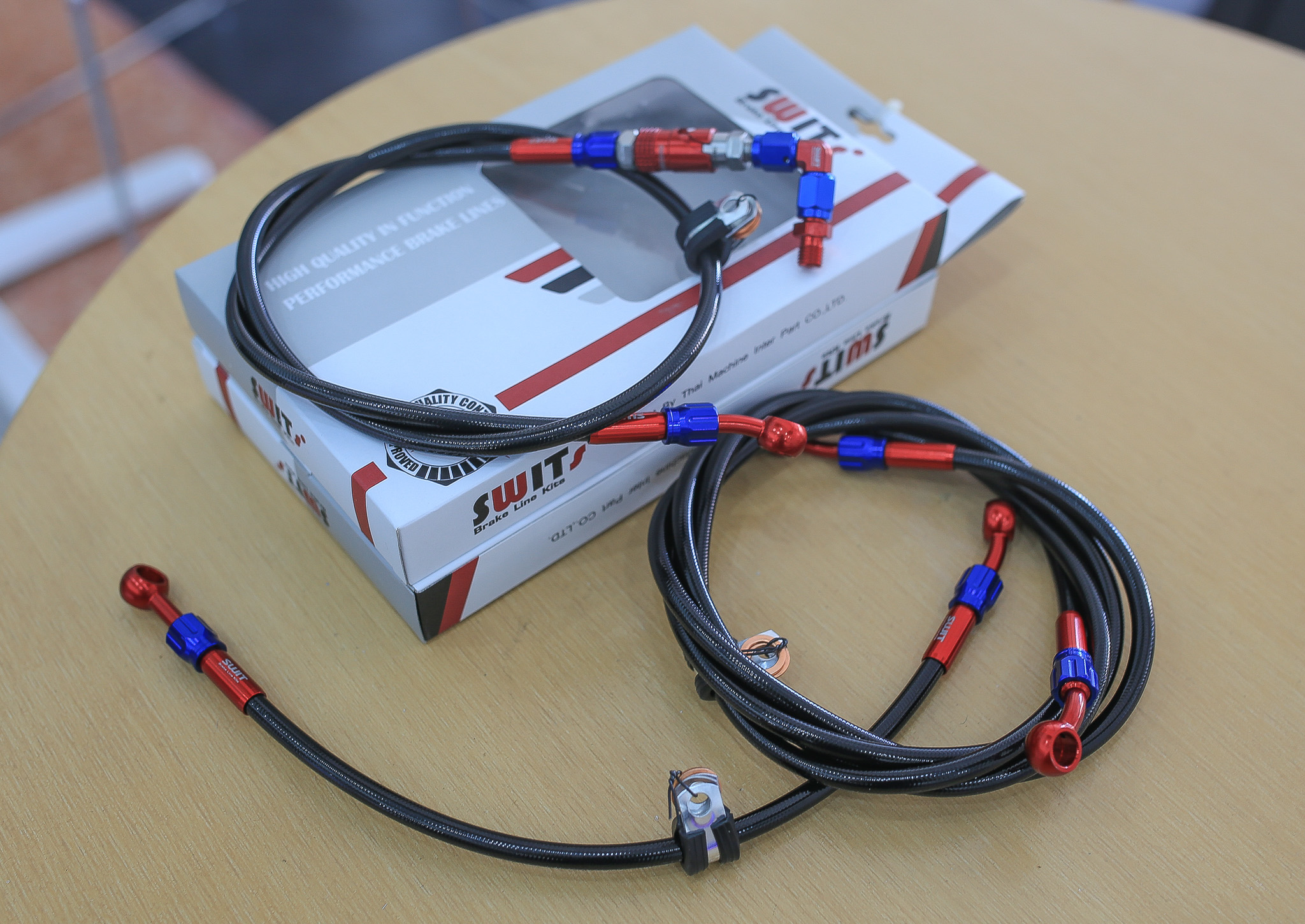 สายเบรคหน้าหลังครบชุด SWITS FORZA 300-350 สายสำหรับเปลียนปั้มหลังห้อยล่าง