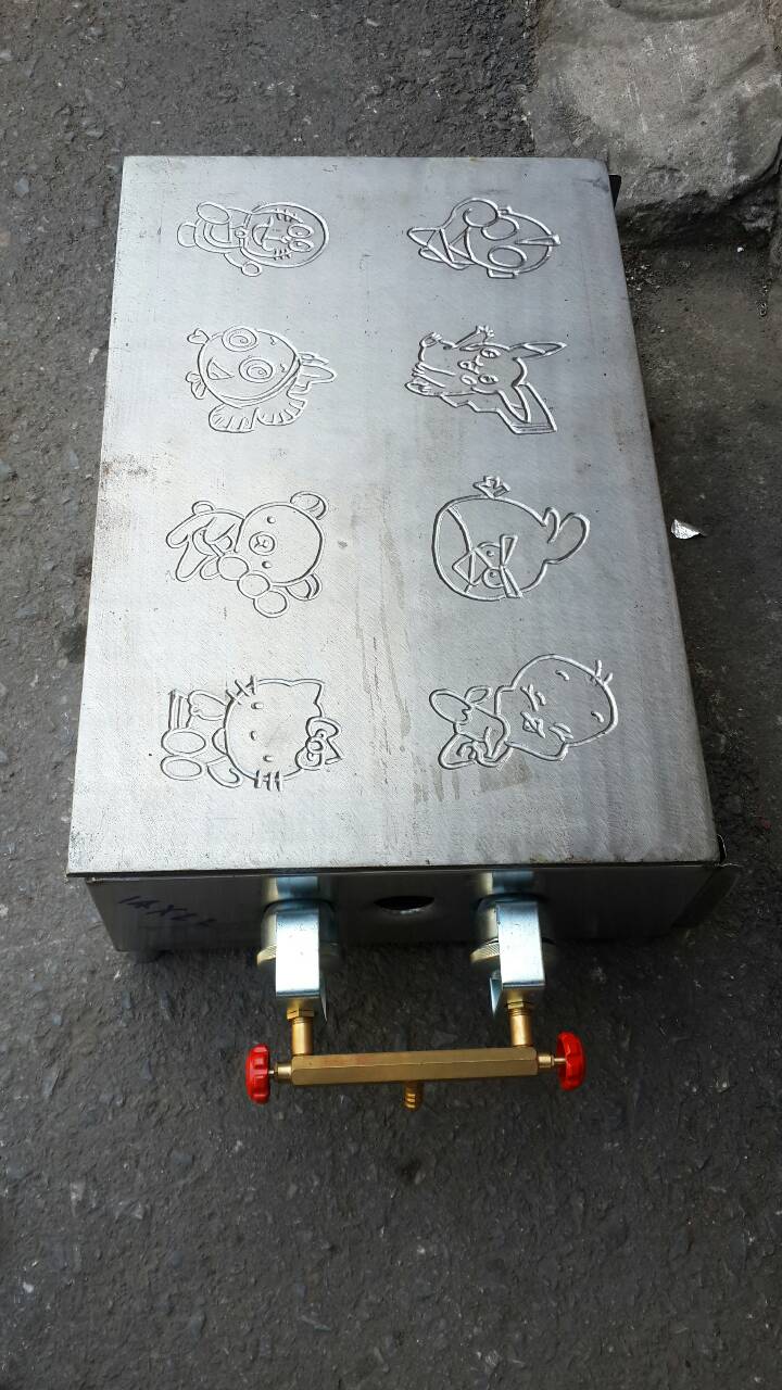 เตาขนมแพนเค้ก แพนเค้กการ์ตูน เตาขนมลายการ์ตูน ใช้แก๊ส