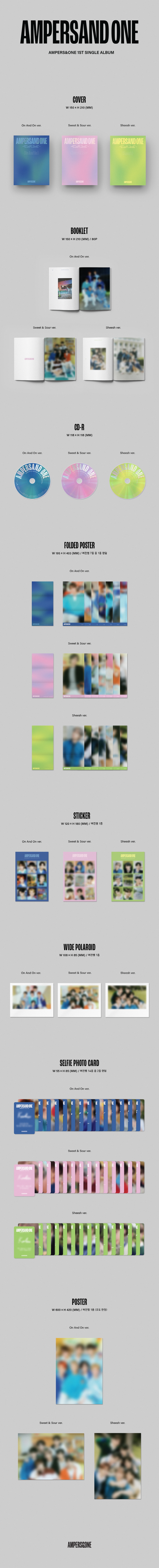 [PRE-ORDER] AMPERS&ONE - 1st Single Album &quot;AMPERSAND ONE&quot;