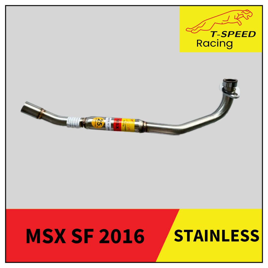 คอท่อ Honda MSX SF 2016 🔩 Stainless steel แท้ เกรด 304 หนา: 1.2 มิลลิเมตร ขนาด: 25 m.m. ราคา 650 บาท