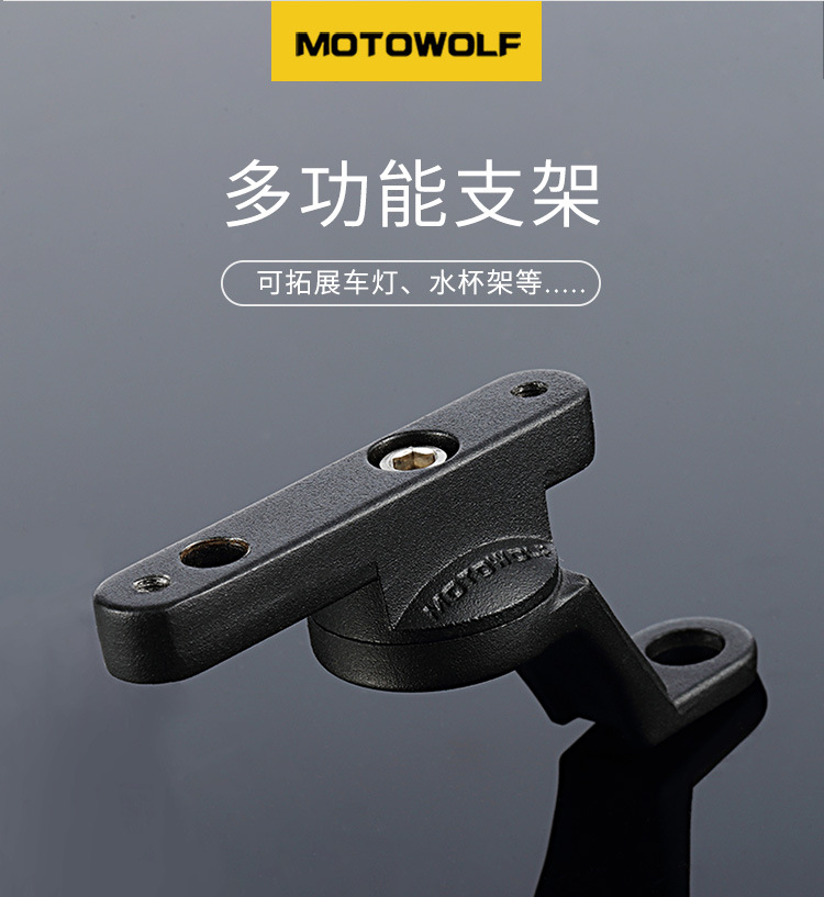 ขายึดรูกระจก และ ขายึดแอนด์บาร์ อเนกประสงค์ Motowolf