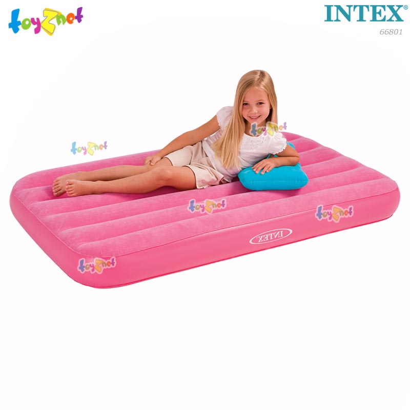 Intex Cozy & Fun Kid Airbed 88x157x18 cm Pink รุ่น 66801