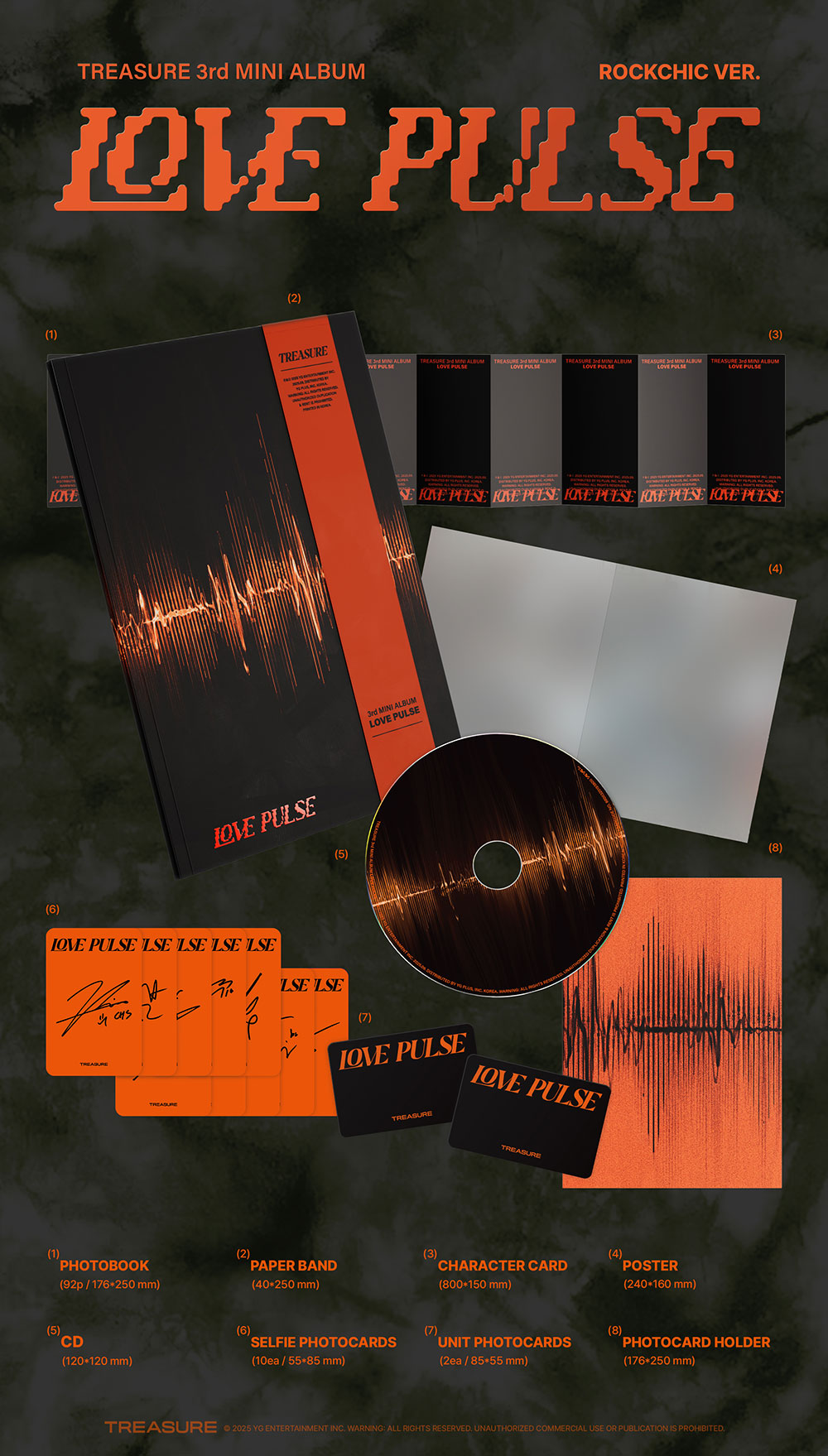 [PRE-ORDER] TREASURE - 3rd Mini Album "LOVE PULSE"