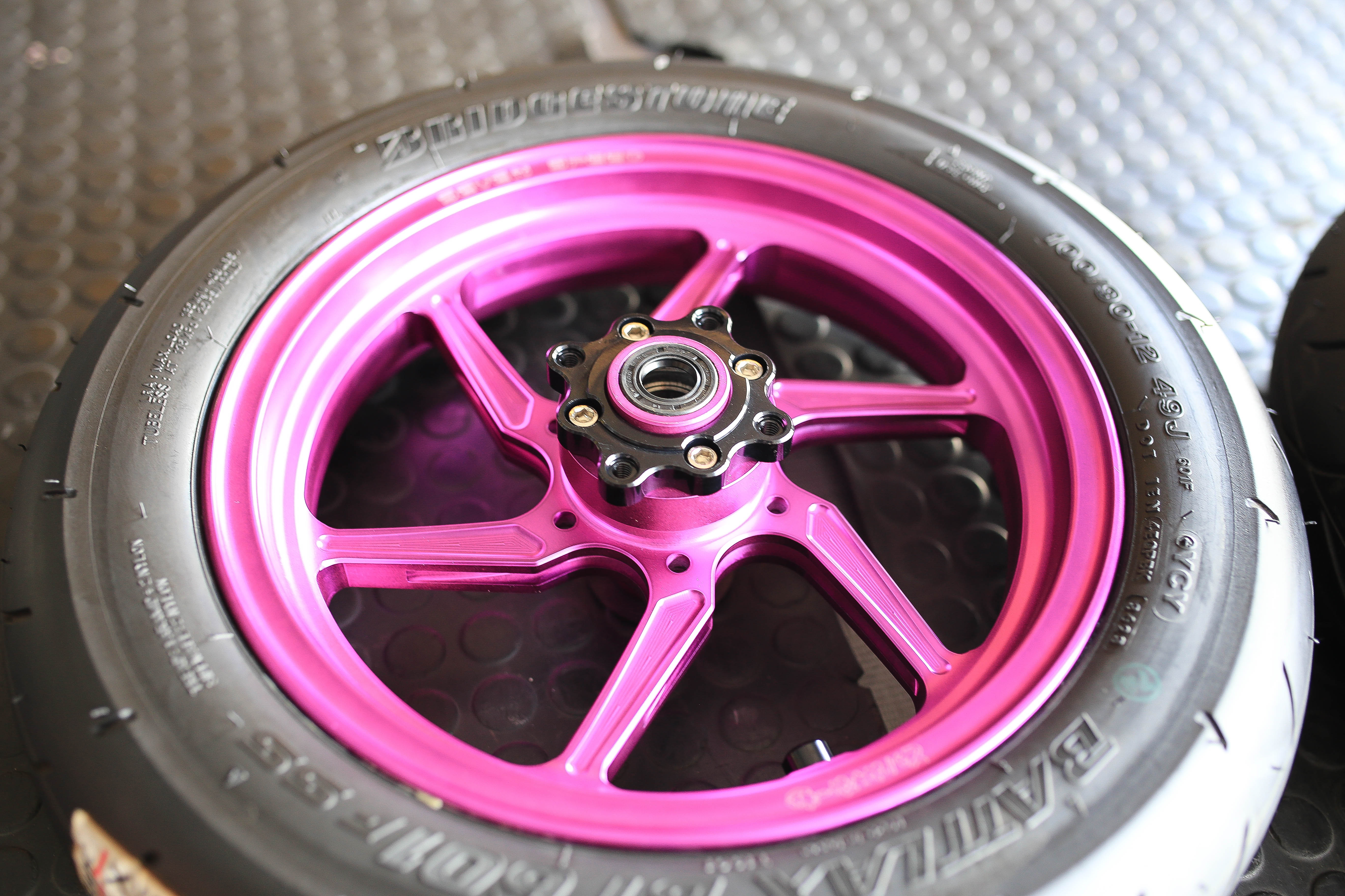 ล้อแม็ก Cnc Seven speed ตรงรุ่น Honda Giorno+