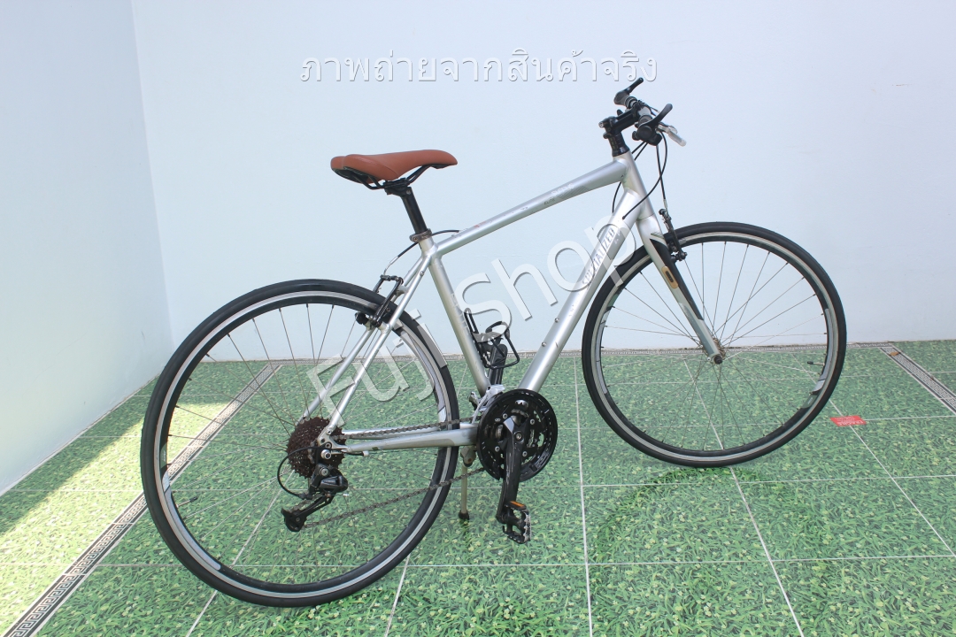 จักรยานไฮบริดญี่ปุ่น - ล้อ 700c - มีเกียร์ - อลูมิเนียม - Specialized Elite Sirrus - สีเงิน [จักรยานมือสอง]